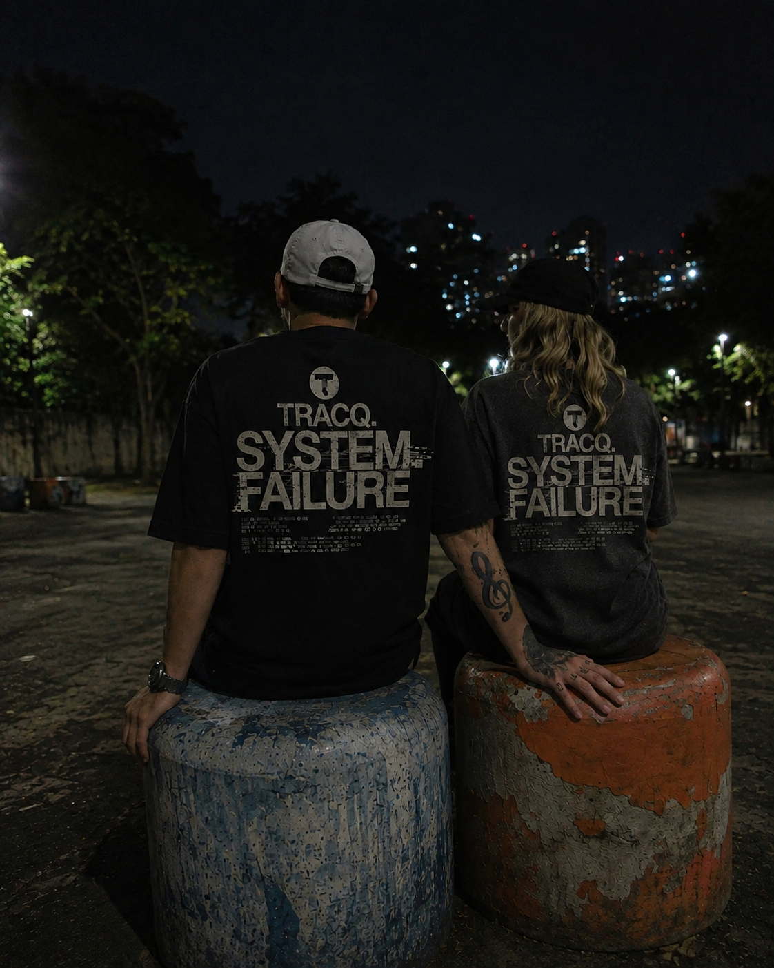 TRACQ. – "System Failure" Heavyweight Tee