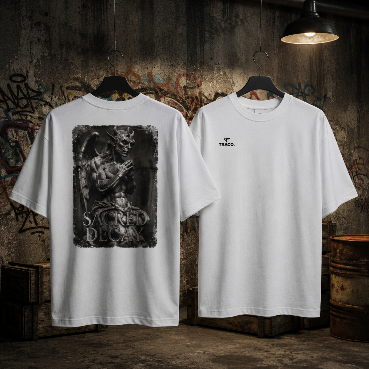 TRACQ. – "SACRED DECAY" Heavyweight Tee