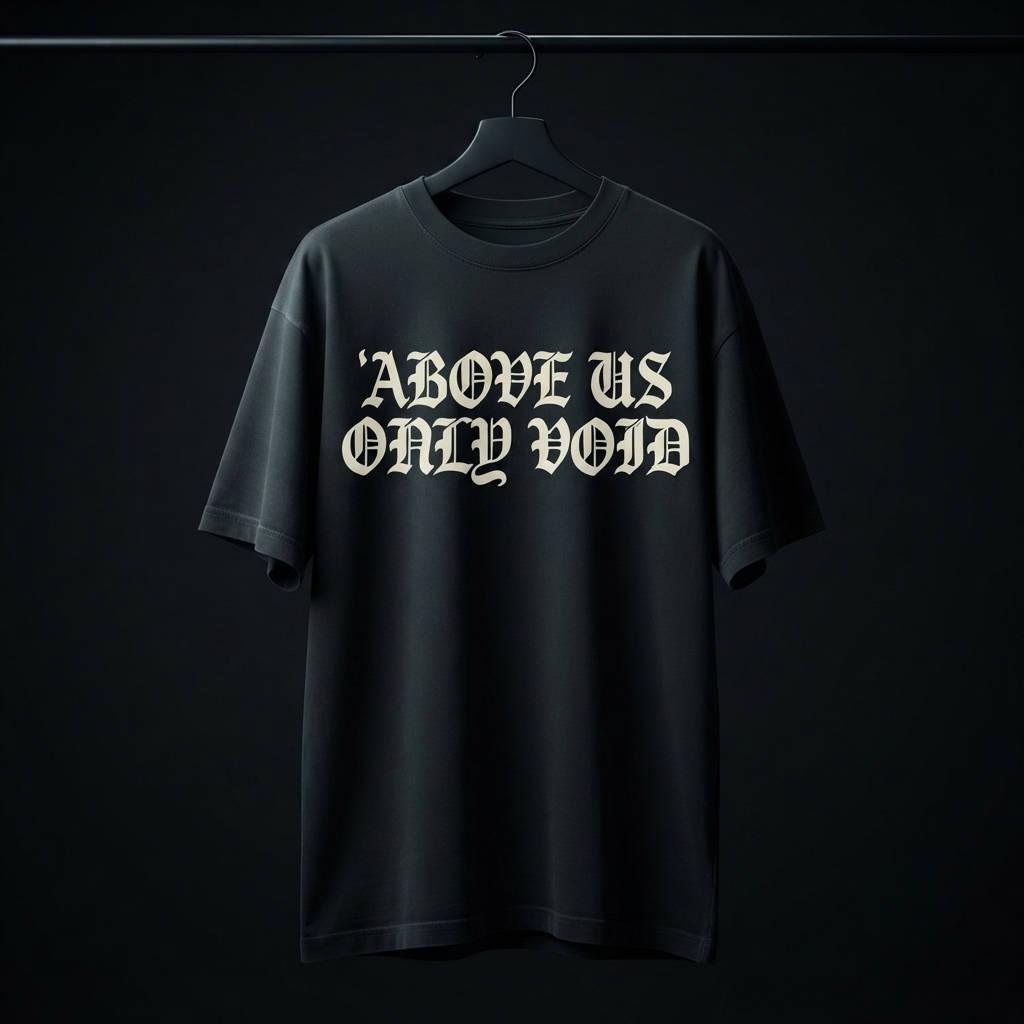 TRACQ. - "VOID" Oversized Tee