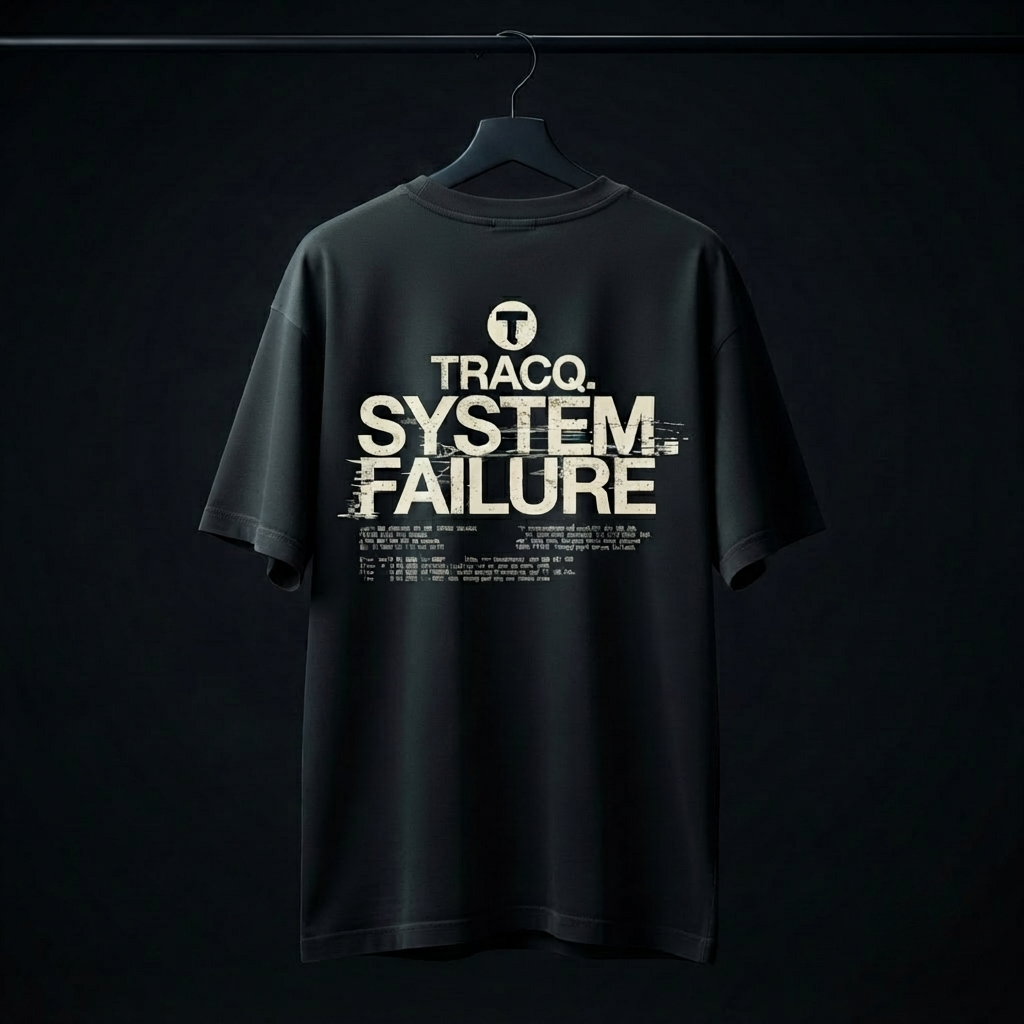 TRACQ. – "System Failure" Heavyweight Tee