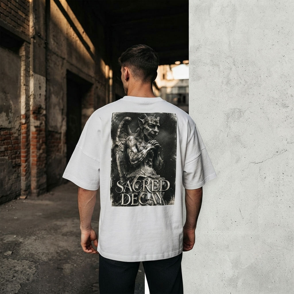 TRACQ. – "SACRED DECAY" Heavyweight Tee