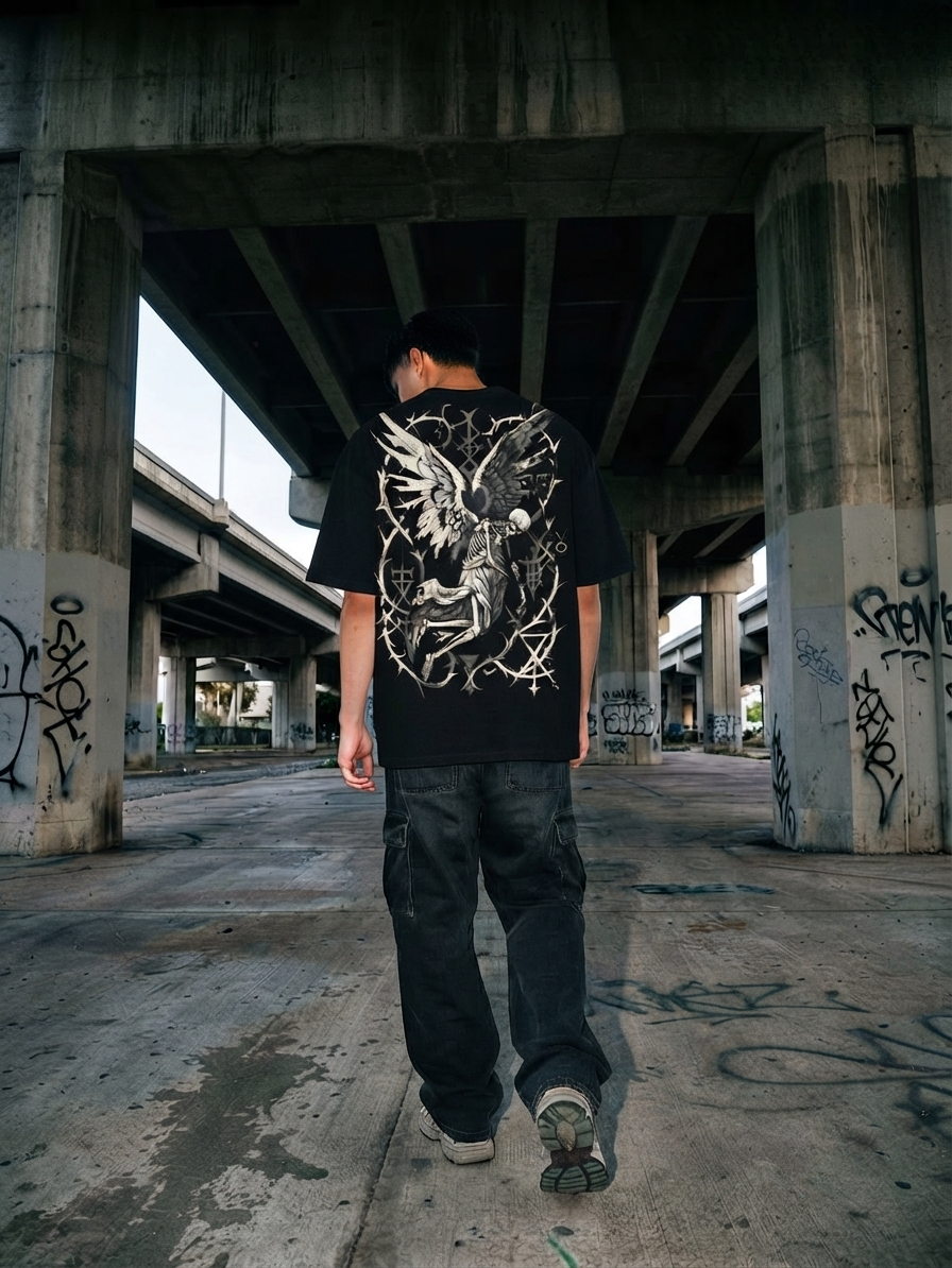 TRACQ. – "Fallen Grace" Heavyweight Tee