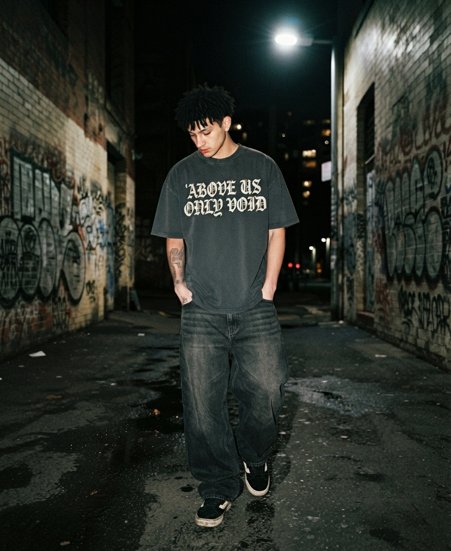 TRACQ. - "VOID" Oversized Tee
