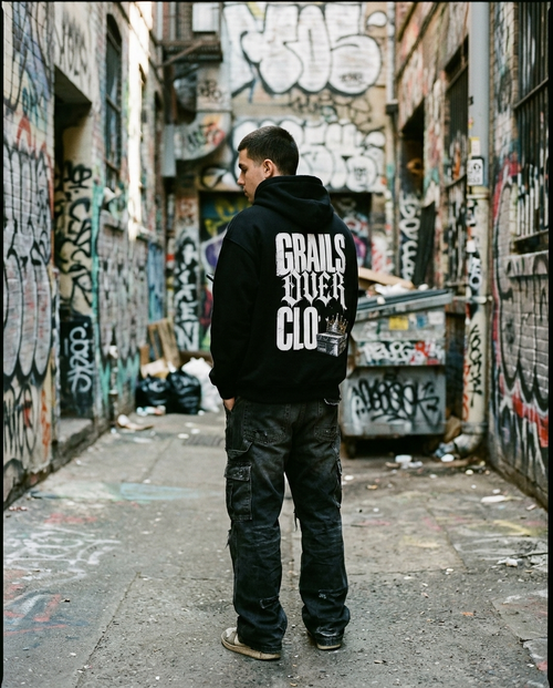 TRACQ. - "GRAILS OVER CLO" Heavy Oversized Hoodie